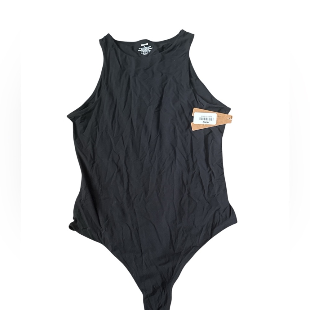 Skims Fits Everybody High Neck Bodysuit in Onyx/Black Size XL NWT - Picture 5 of 7
